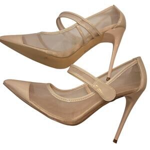 Shoes 9 Light Pink  Closed Toe High Heel Pump Stiletto Side Mess